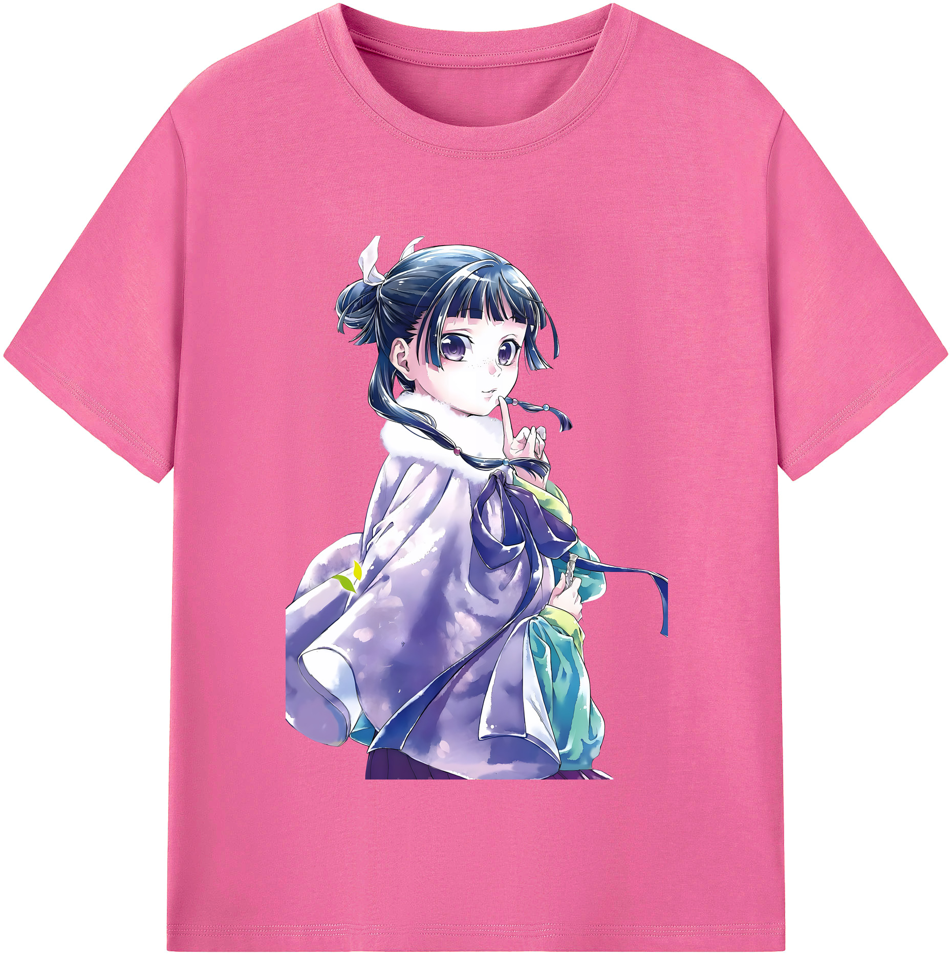 （画像用） 薬屋のひとりごと The Apothecary Diaries レディースカジュアルプリントTシャツ（綿100％）